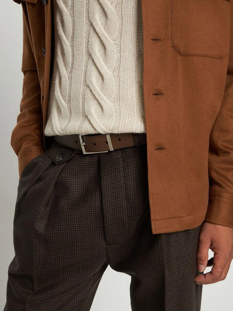 商品Salvatore Ferragamo|3.5cm Reversible Leather Belt,价格¥3297,第1张图片详细描述
