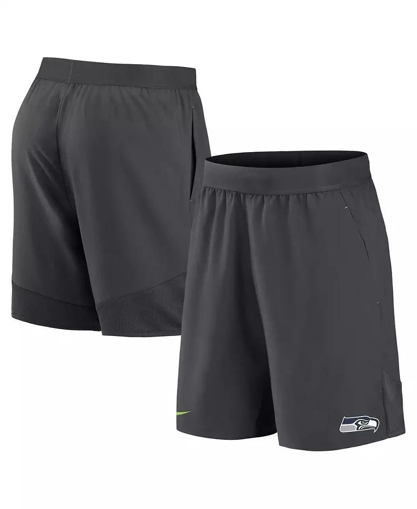 商品NIKE|Men's Anthracite Seattle Seahawks Stretch Woven Shorts,价格¥282,第1张图片