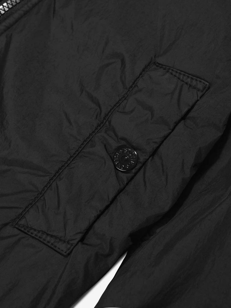 商品Stone Island|Stone Island Blue, Cream, Black, Green Boys Showerproof Hooded Zip Up Jacket,价格¥2788,第4张图片详细描述