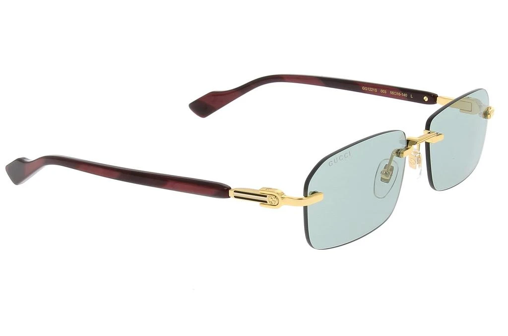 商品Gucci|Gucci Eyewear Rectangular Frame Sunglasses,价格¥2556,第2张图片详细描述