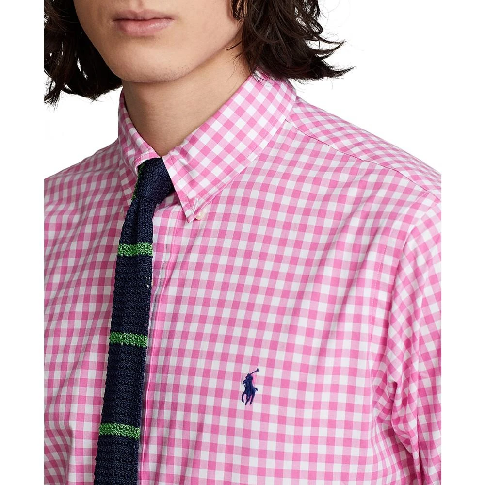 商品Ralph Lauren|Men's Slim Fit Plaid Stretch Poplin Shirt,价格¥449,第3张图片详细描述