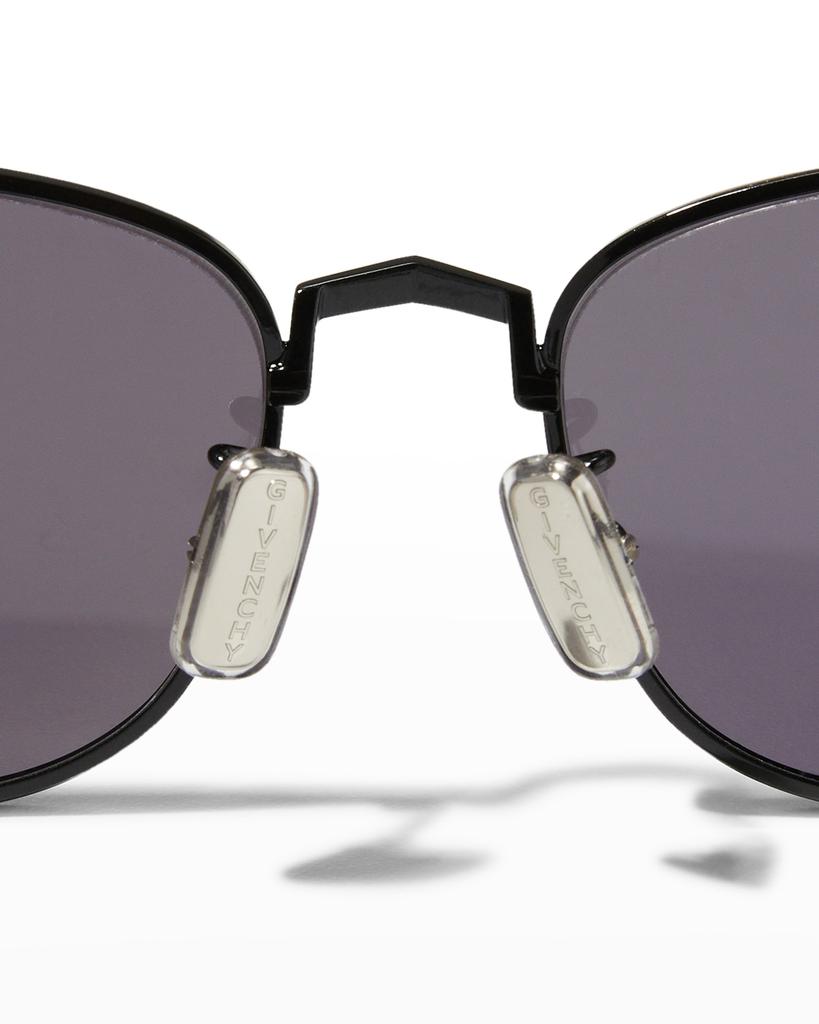 Mirrored Metal Cat-Eye Sunglasses商品第4张图片规格展示