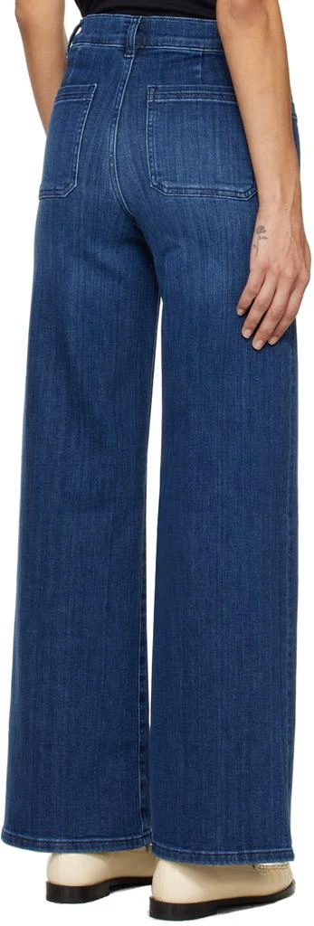 商品FRAME|Indigo 'Le Slim Palazzo Bardot Pocket' Jeans,价格¥2063,第3张图片详细描述