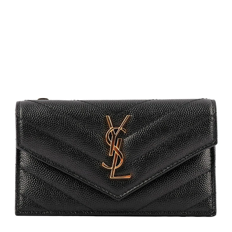 商品Yves Saint Laurent|YSL 女士黑色手拿包 612808-BOW01-1000,价格¥3033,第1张图片