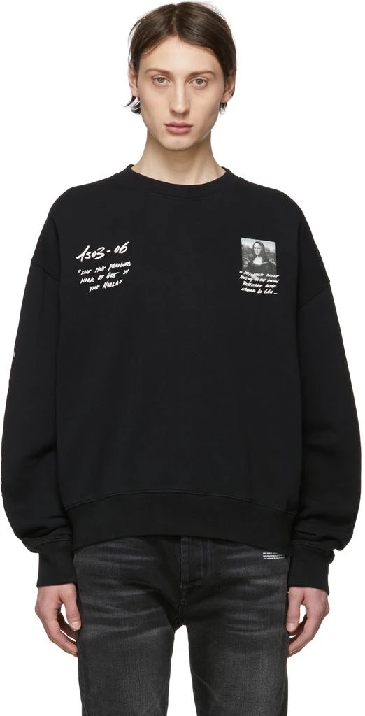 商品Off-White|Black Monalisa Sweatshirt,价格¥4766,第1张图片