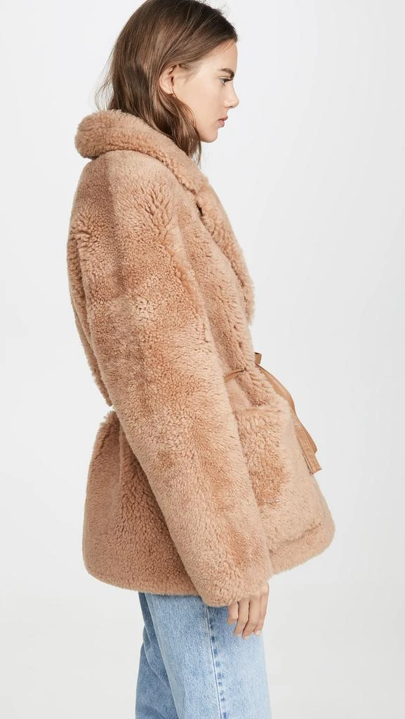 商品Yves Salomon|YVES SALOMON - METEO Teddy Shearling Jacket,价格¥4301,第4张图片详细描述