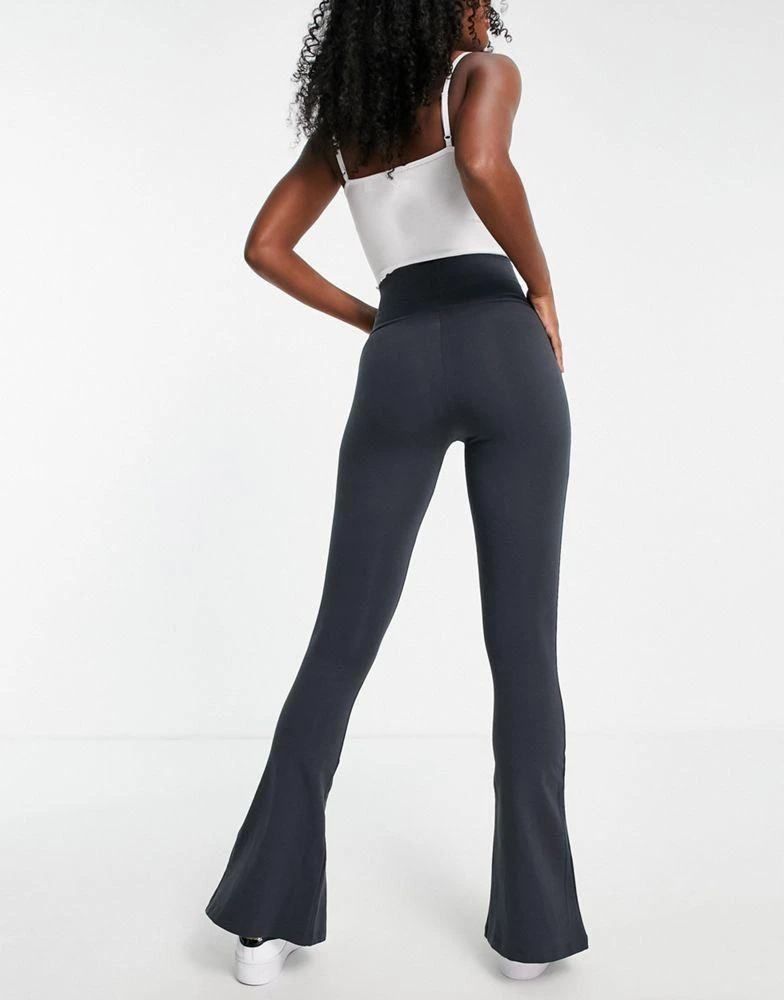 商品Adidas|adidas Originals '80's Aerobic' split front flared trousers in black,价格¥183,第2张图片详细描述