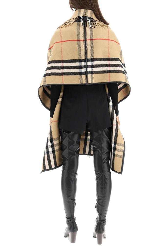 商品Burberry|Burberry tartan wool and cashmere cape,价格¥6278,第5张图片详细描述