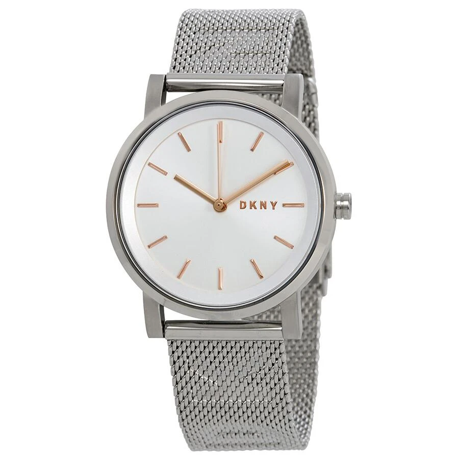 商品DKNY|Soho Silver Dial Steel Mesh Ladies Watch NY2620,价格¥499,第1张图片