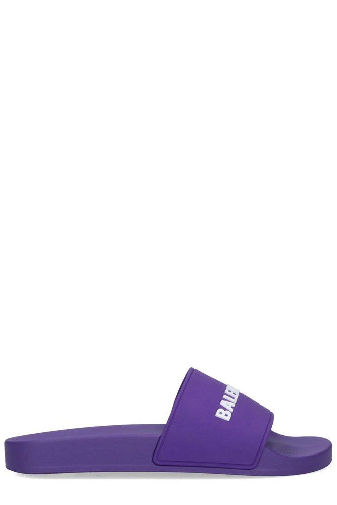 商品Balenciaga|Balenciaga 3D Logo Pool Slides,价格¥1884,第1张图片