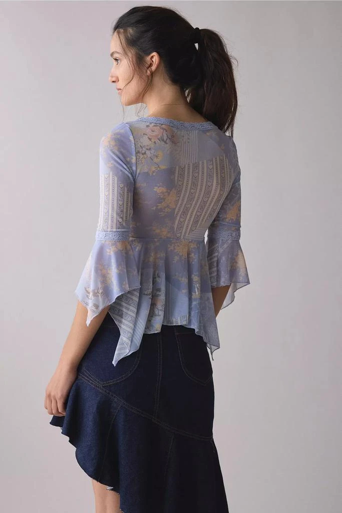 商品Kimchi Blue|Kimchi Blue Sybil Witchy Mesh Top,价格¥222,第4张图片详细描述