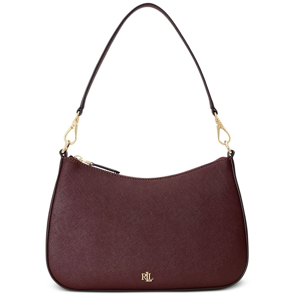 商品Ralph Lauren|Women's Crosshatch Leather Medium Danni Shoulder Bag,价格¥1010,第1张图片