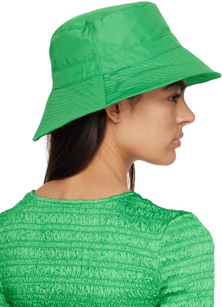 商品Ganni|Green Logo Bucket Hat,价格¥323,第3张图片详细描述