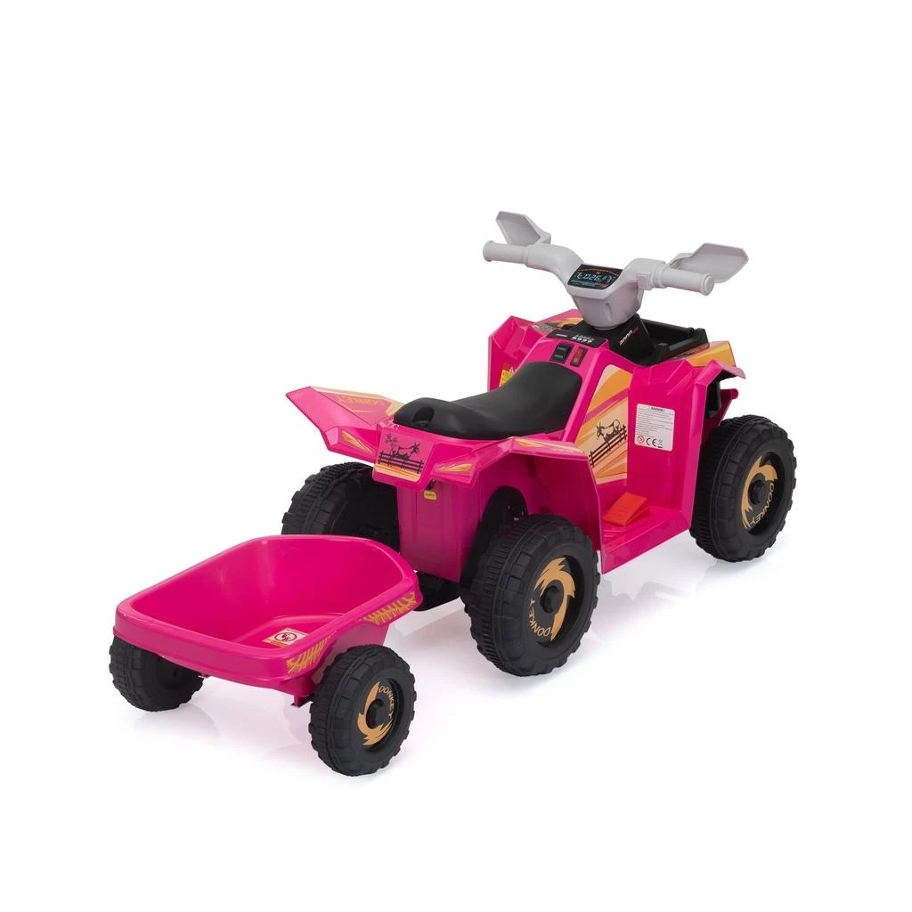 商品Streamdale Furniture|Streamdale Electric ATV for Kids with Trailer Bluetooth,价格¥1932,第5张图片详细描述