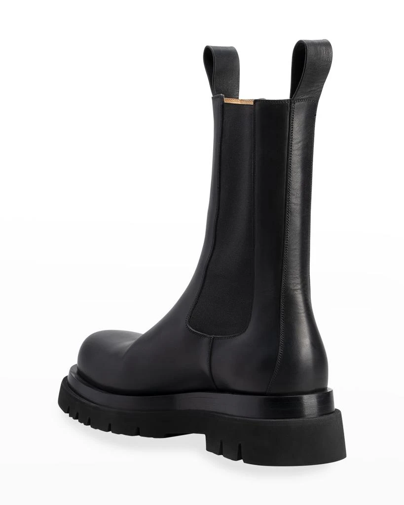 商品Bottega Veneta|Men's Leather Chelsea Lug-Sole Boots,价格¥11270,第3张图片详细描述