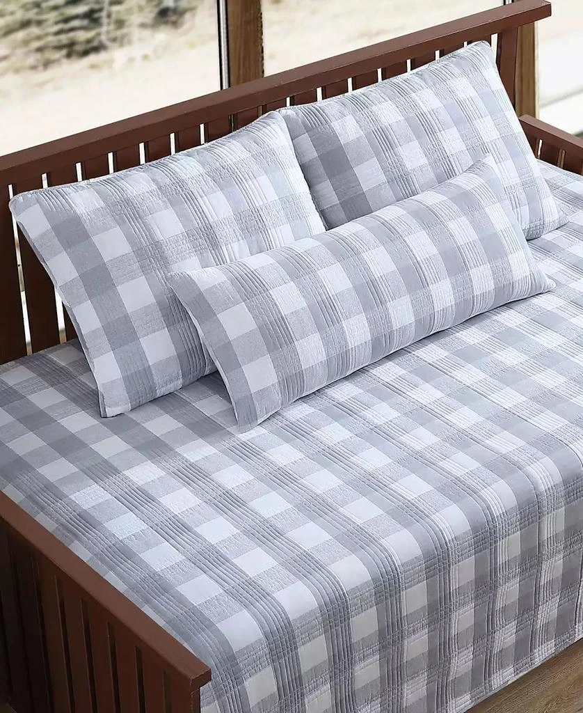 商品Eddie Bauer|CLOSEOUT! Lakehouse Plaid Daybed Bonus Set, 4 Piece,价格¥958,第4张图片详细描述
