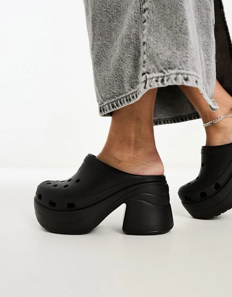 商品Crocs|Crocs Siren clogs in black,价格¥739,第3张图片详细描述