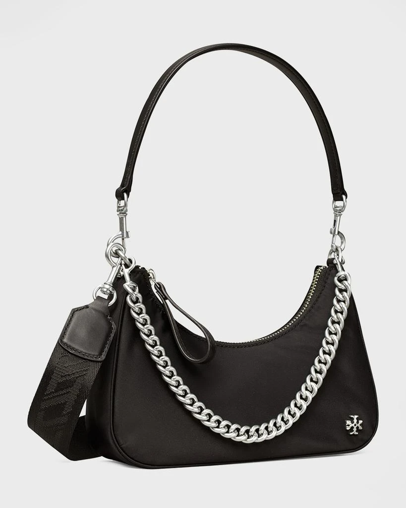 商品Tory Burch|151 Mercer Patent Small Crescent Bag,价格¥2157,第2张图片详细描述