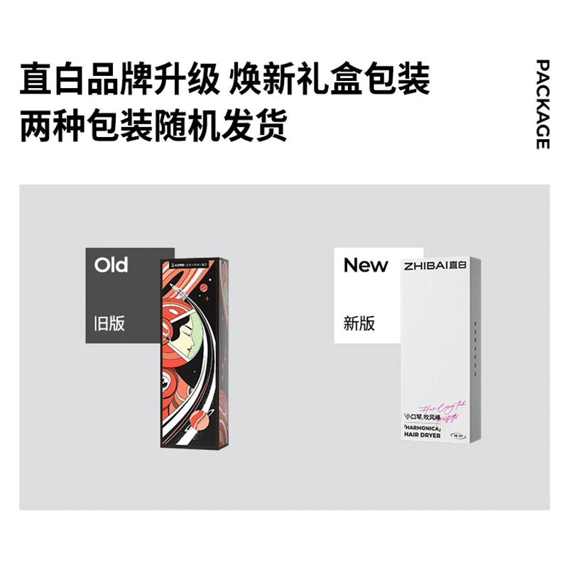 ZHIBAI直白高速水离子吹护机 高速水离子护发 电吹风机 HLX1 商品