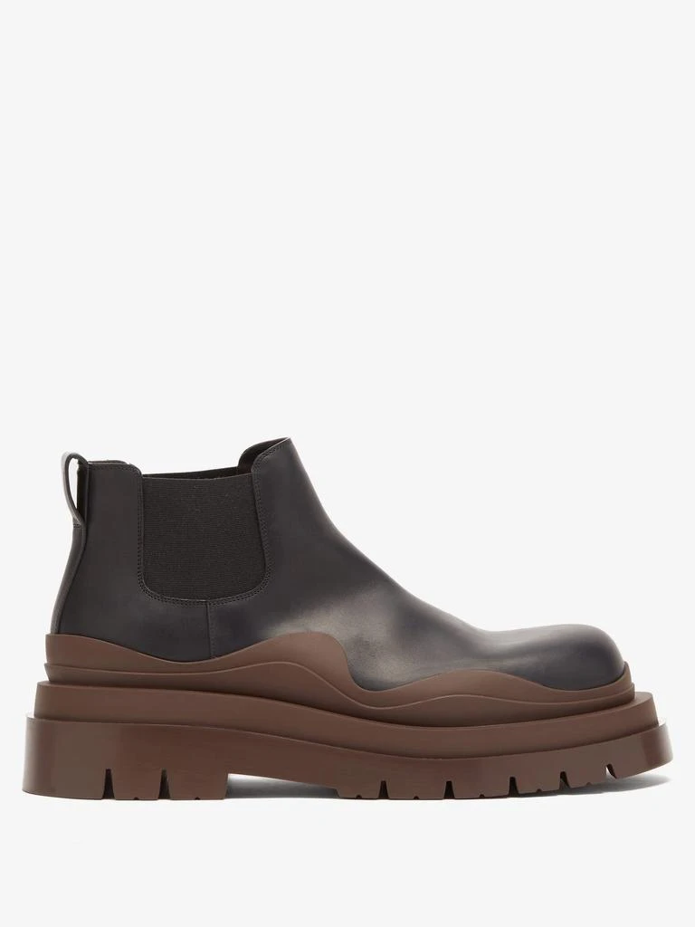 商品Bottega Veneta|The Tire leather Chelsea boots,价格¥10393,第1张图片