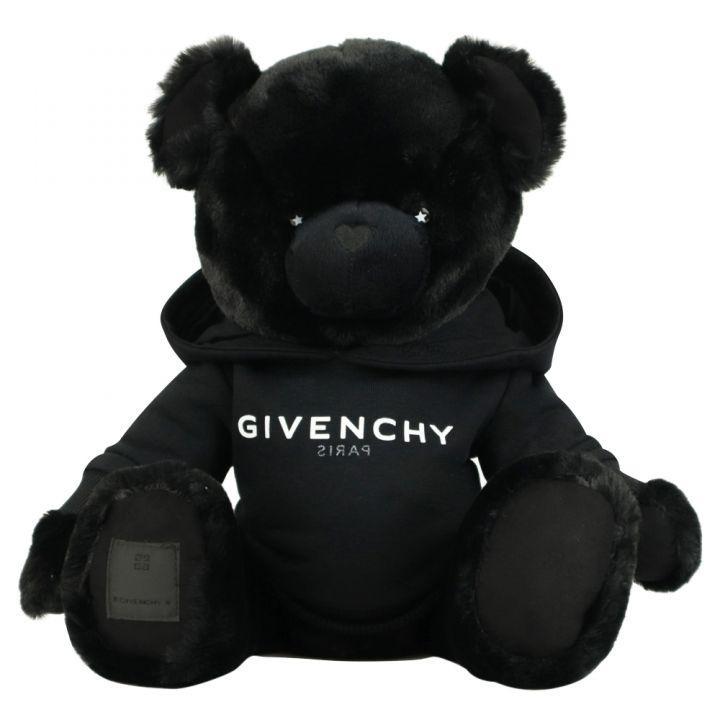 商品Givenchy|Black Plush Hoodie Teddy Bear,价格¥1302,第1张图片