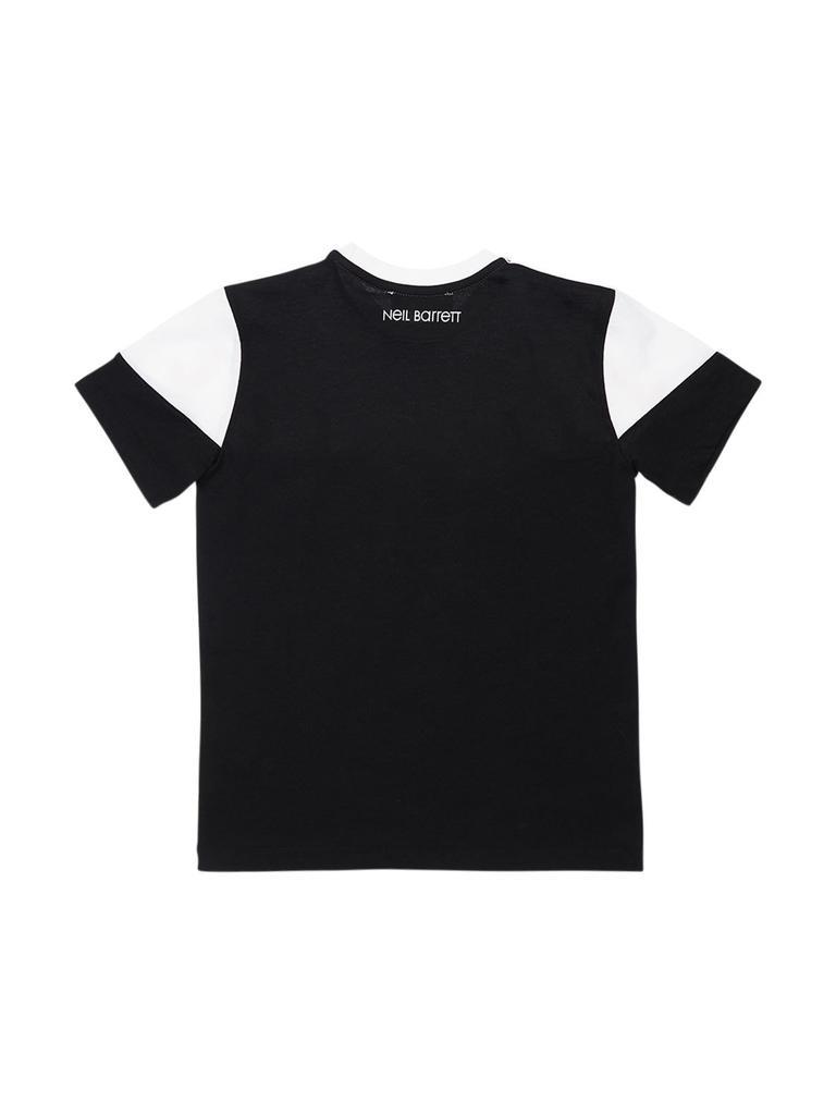商品Neil Barrett|Thunder Color Block Jersey T-shirt,价格¥436,第4张图片详细描述