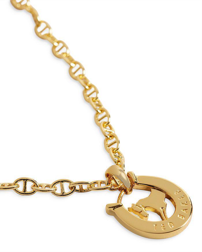 商品Ted Baker London|Lorsa Lady Luck Horse & Horseshoe Pendant Necklace, 19.2",价格¥516,第4张图片详细描述