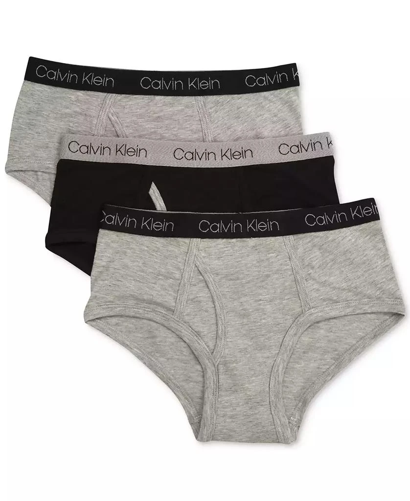 商品Calvin Klein|男童纯棉三角内裤3件装, 小童&大童,价格¥67,第1张图片