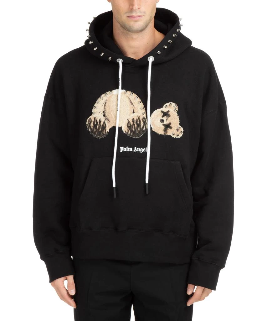 商品Palm Angels|Palm Angels Bear Punk Cotton Hoodie,价格¥5538,第1张图片