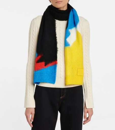 商品Loewe|Intarsia knit scarf,价格¥2548,第3张图片详细描述