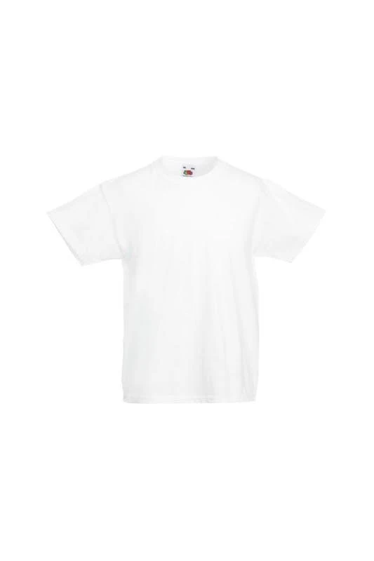 商品The Loom|Fruit Of The Loom Childrens/Teens Original Short Sleeve T-Shirt (White),价格¥87,第1张图片