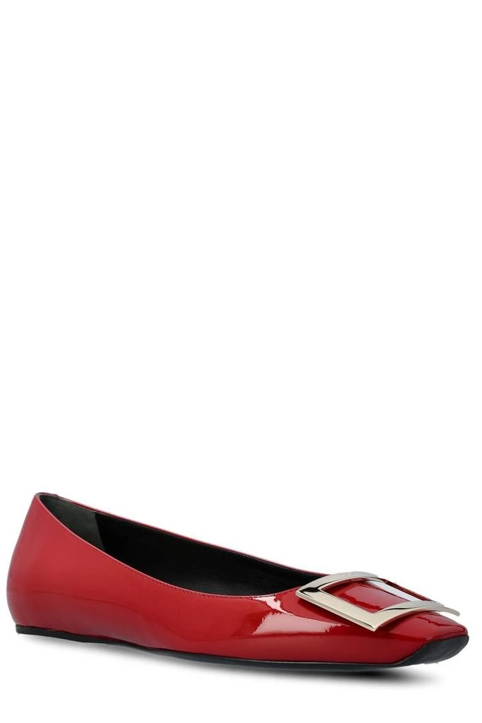 商品Roger Vivier|Roger Vivier Trompette Buckle Ballerina Flats,价格¥4352,第2张图片详细描述