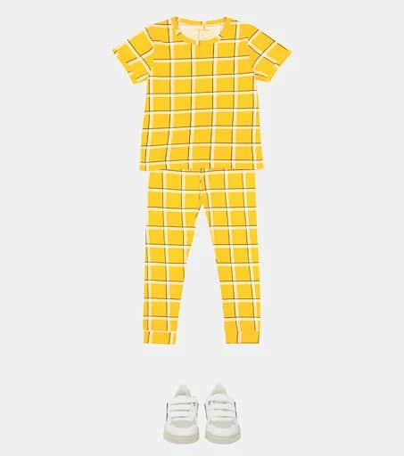 商品Mini Rodini|格纹棉质T恤,价格¥199,第2张图片详细描述