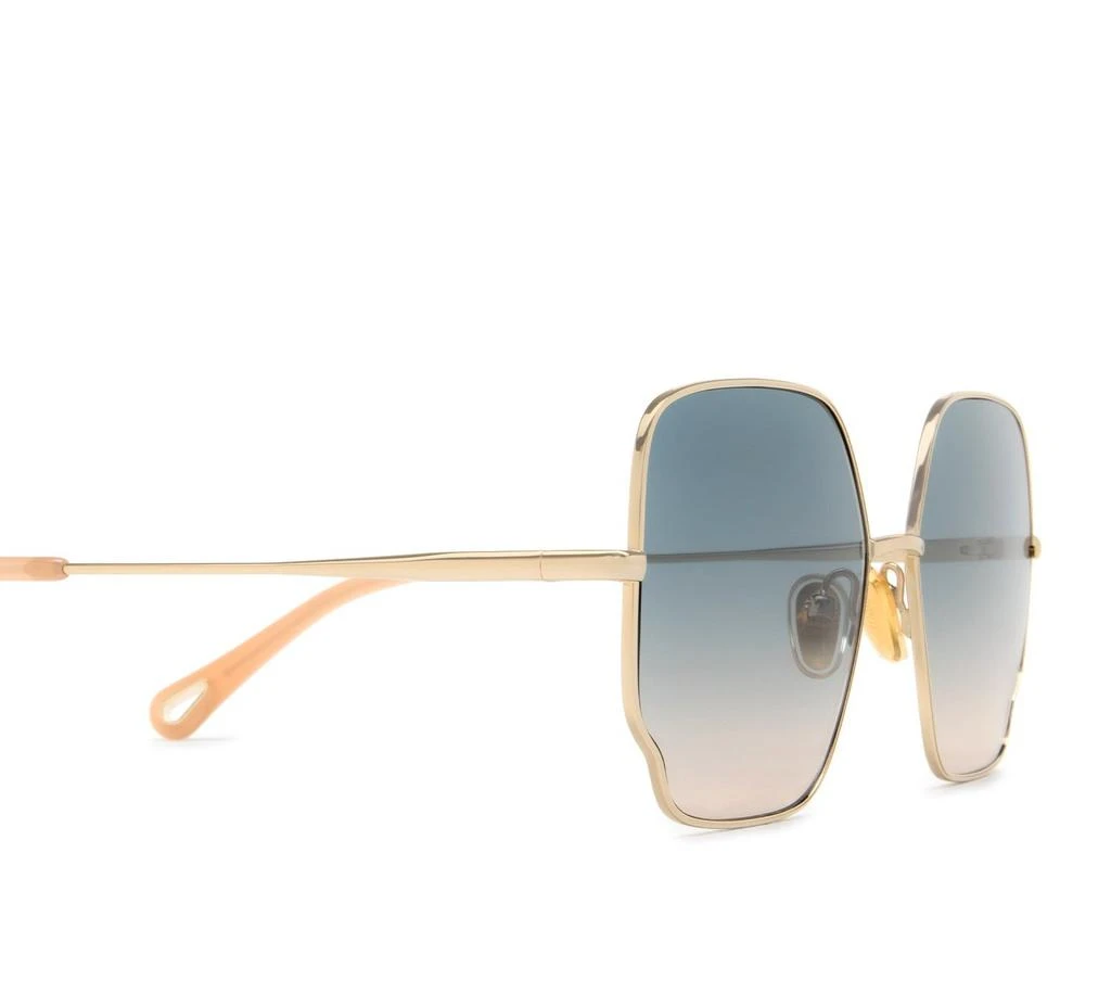 商品Chloé|Chloé Eyewear Square Frame Sunglasses,价格¥1663,第3张图片详细描述