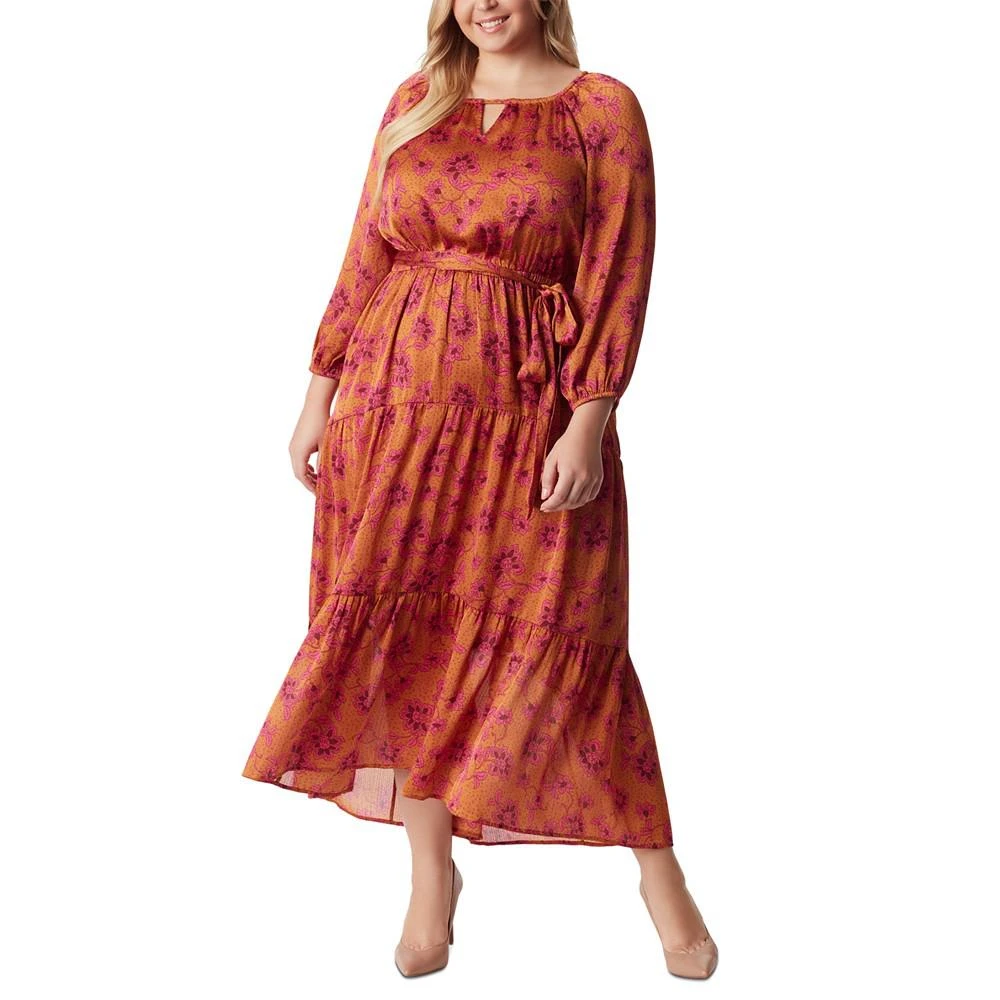 商品Jessica Simpson|Plus Size Natalia Tiered Maxi Dress,价格¥327,第1张图片