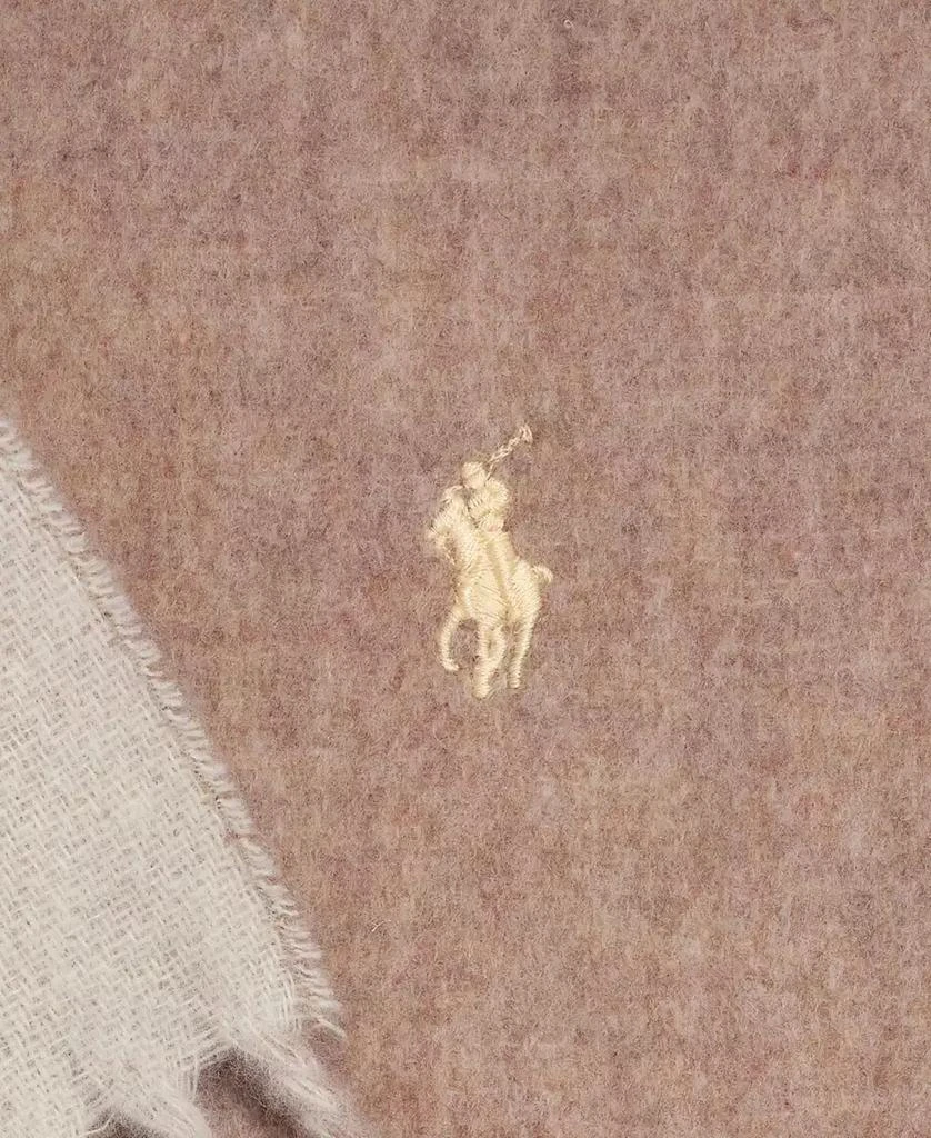 商品Ralph Lauren|男士两面 羊毛混纺围巾,价格¥544,第3张图片详细描述