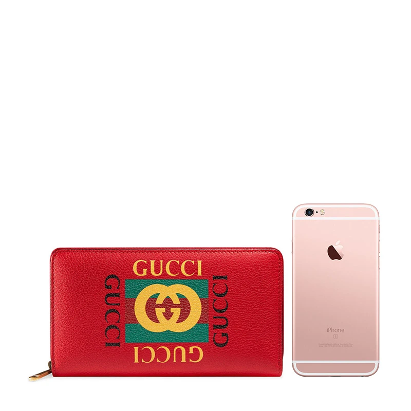 GUCCI 红色男士长款钱夹 496317-0GDAT-6461 商品