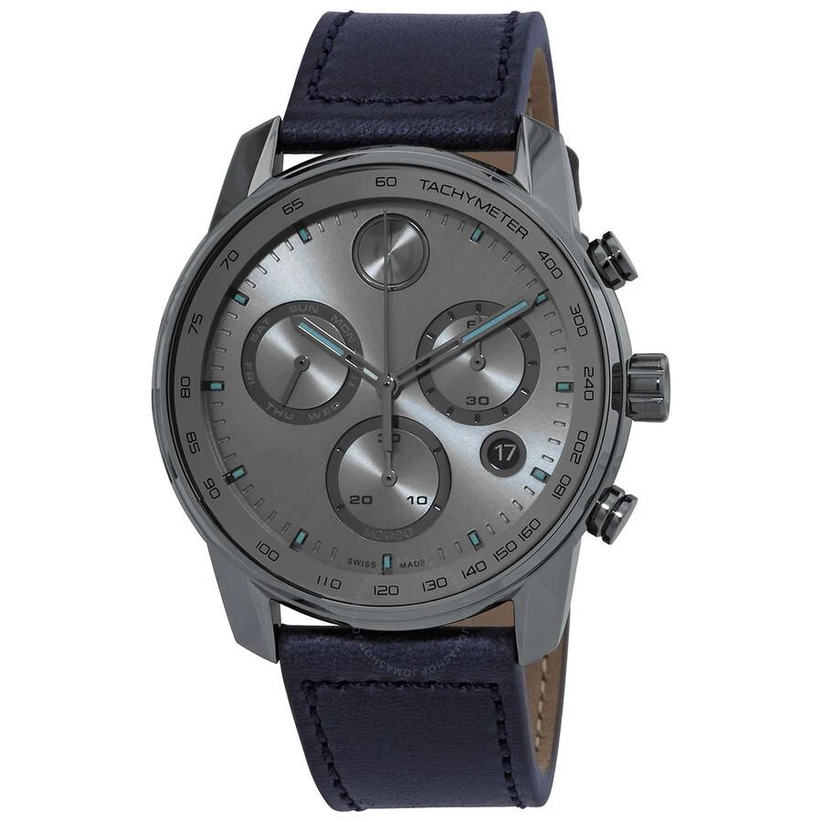 商品Movado|Bold Verso Chronograph Quartz Grey Dial Men's Watch 3600909,价格¥4368,第1张图片