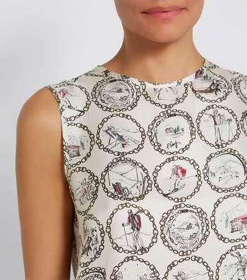 商品Max Mara|Silk Print Top,价格¥3374,第3张图片详细描述
