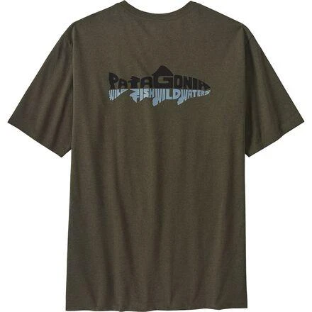 商品Patagonia|Wild Waterline Pocket Responsibili-Tee - Men's,价格¥260,第5张图片详细描述