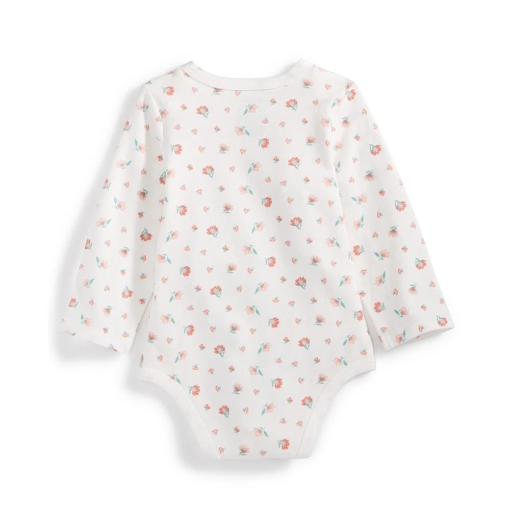 商品First Impressions|Baby Girls Floral Bodysuit, Created for Macy's,价格¥38,第2张图片详细描述