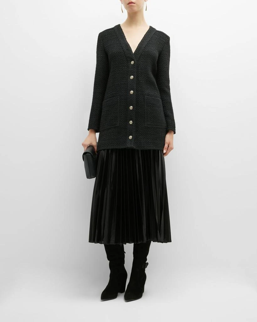 商品Marella|Quincy Pleated Jersey Midi Skirt,价格¥951,第3张图片详细描述