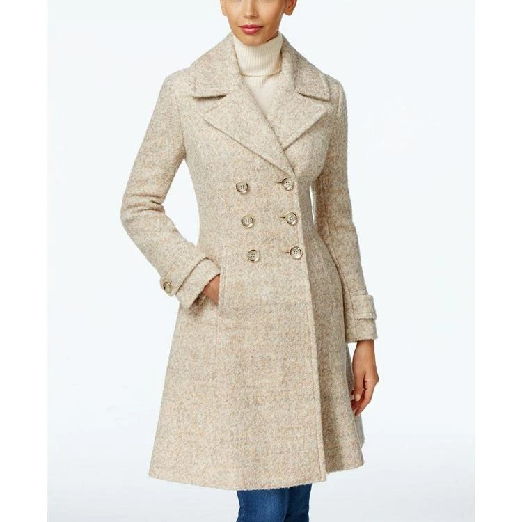 商品Ivanka Trump|Double-Breasted Mélange Peacoat,价格¥1122,第1张图片