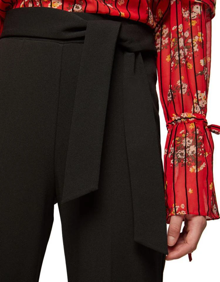 商品Miss Selfridge|Tie Wide-Leg Trousers,价格¥248,第4张图片详细描述