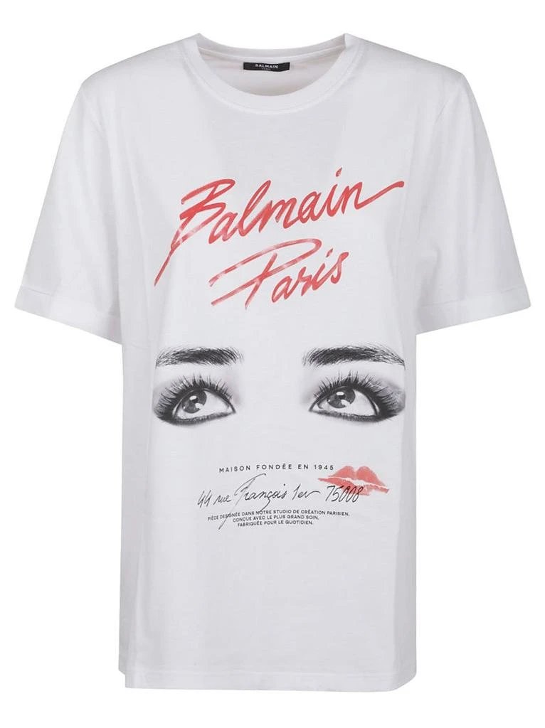 商品Balmain|Graphic Print Oversized T-Shirt,价格¥3368,第1张图片