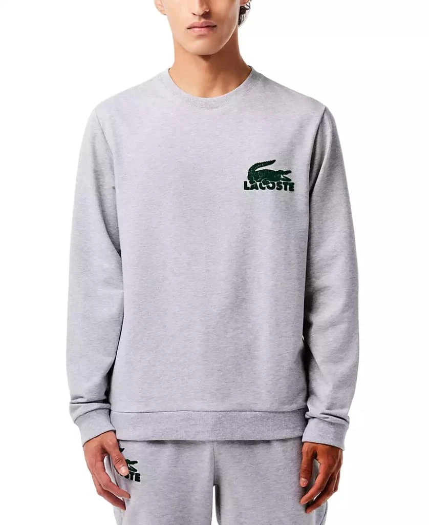 商品Lacoste|Men's Pajama Fleece Indoor Sweatshirt,价格¥410,第1张图片