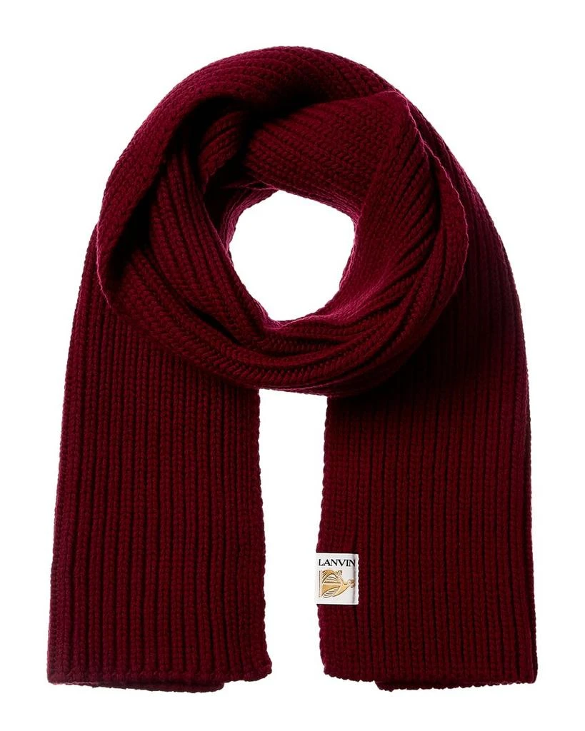 商品Lanvin|LANVIN Chunky Knit Wool Scarf,价格¥2854,第1张图片