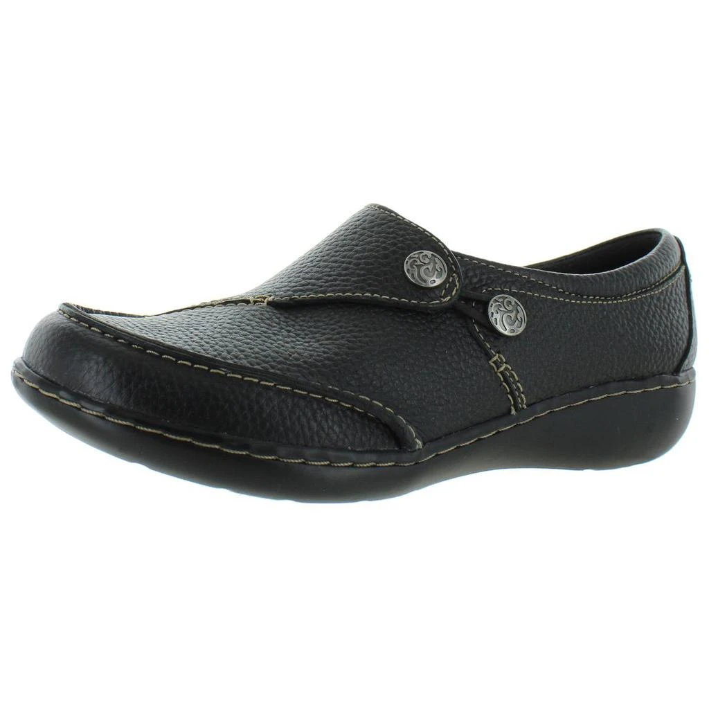 商品Clarks|Clarks Women's Ashland Lane Q Leather Ortholite Slip On Casual Loafer,价格¥510,第2张图片详细描述