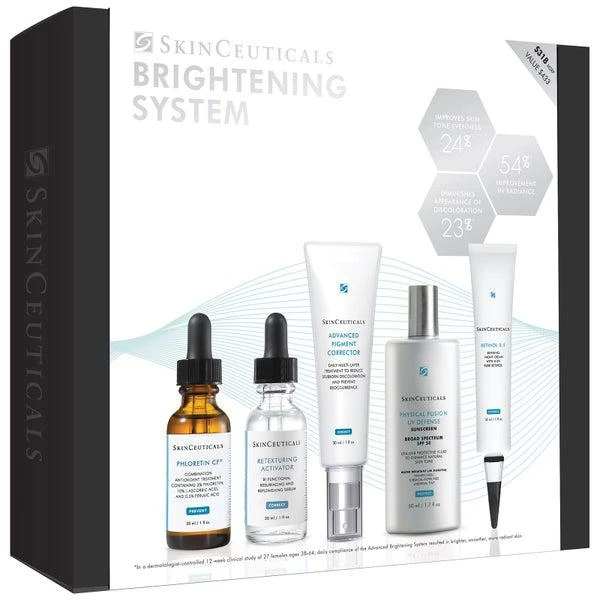 商品SkinCeuticals|SkinCeuticals Brightening Skin System Skin Discoloration Skin Care Routine (Worth $436.00),价格¥2580,第1张图片