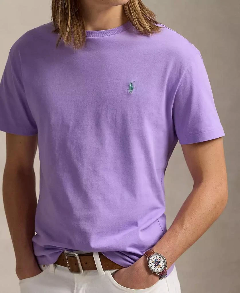 商品Ralph Lauren|Men's Classic-Fit Jersey Crewneck T-Shirt,价格¥164,第3张图片详细描述